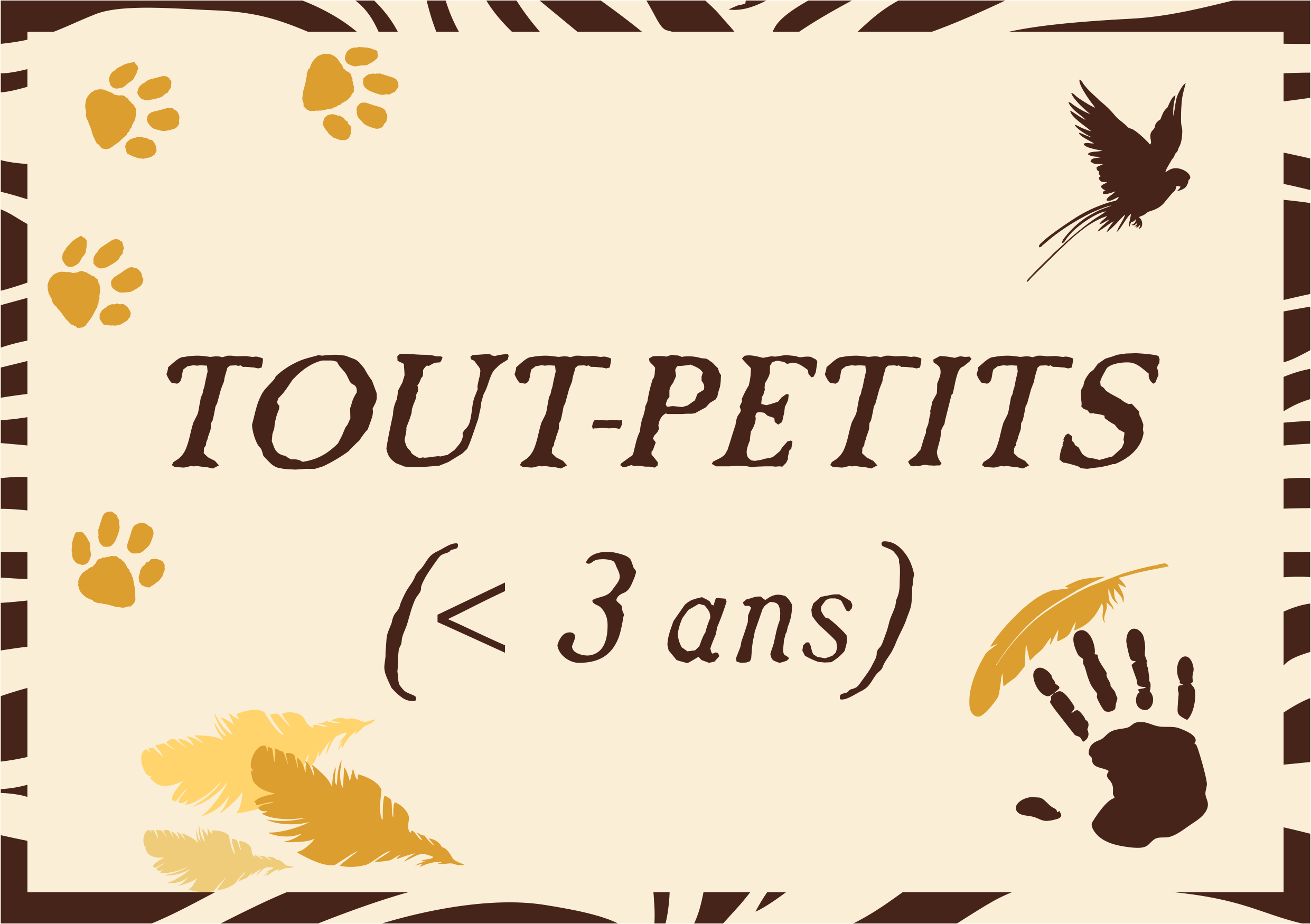 Groupes de moins de 3 ans